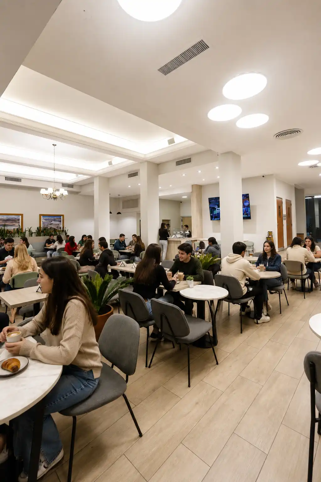 Interior Cafetería